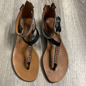 Pikolinos Beaded T-strap Sandal